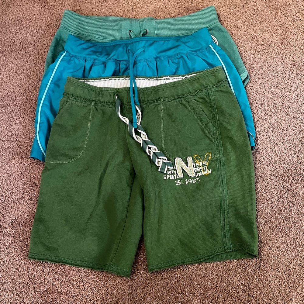 Pack of three shorts